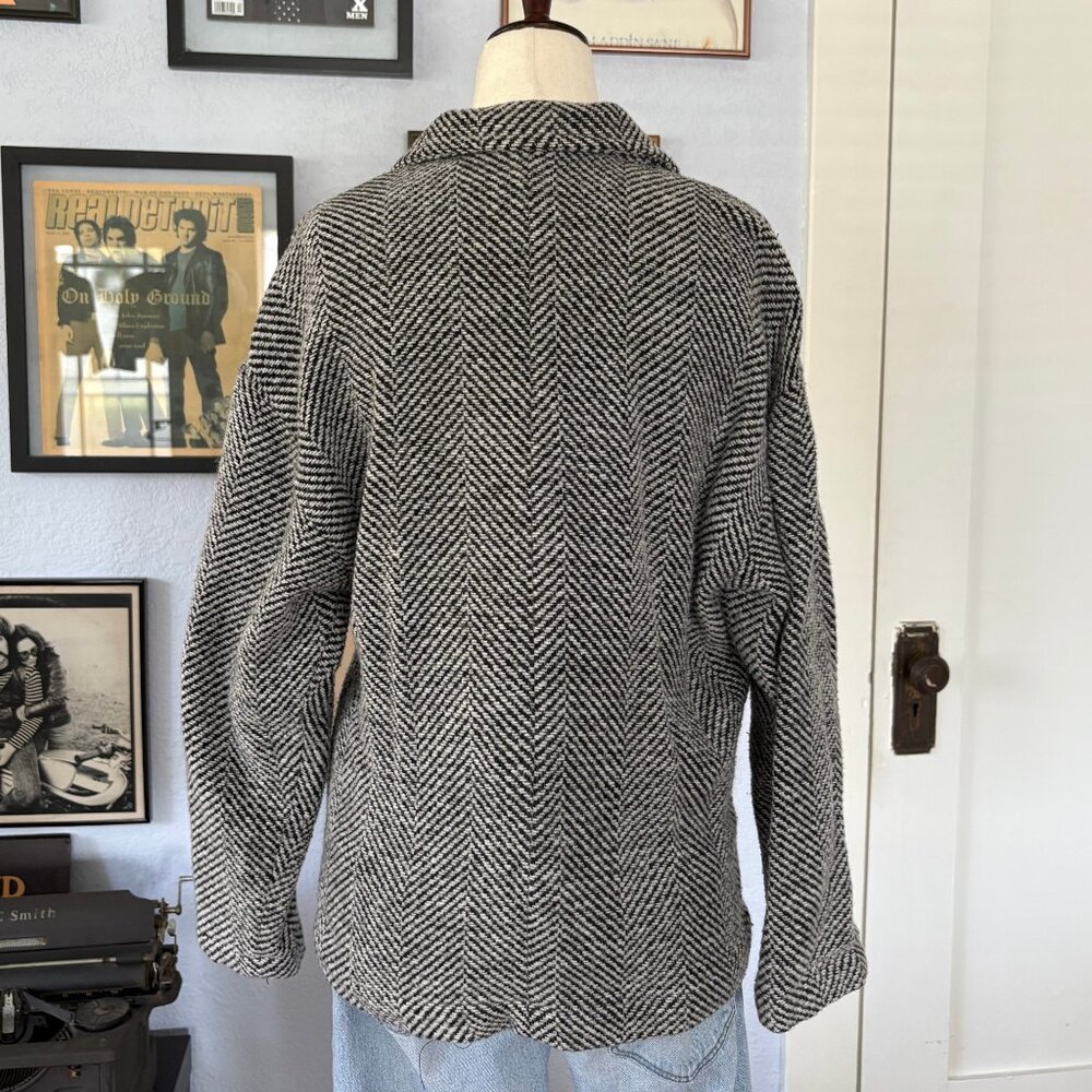 Frenchi Tweed Jacket Black and White size Small - Picture 7 of 14